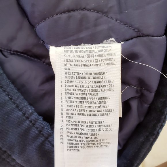 Hollister Men's Cotton Canvas Heavy Parka - Navy - Picture 10 of 13